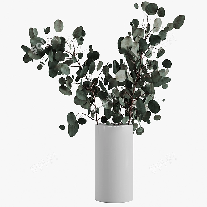 Compact Green Workspace Desk Organizer 3D model image 7