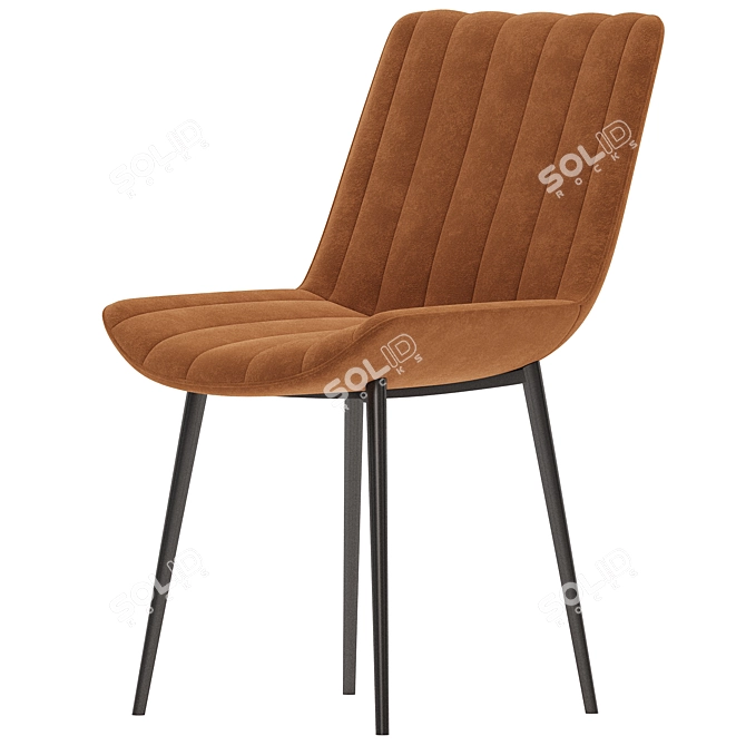 Modern Anant Chair Collection 3D model image 4