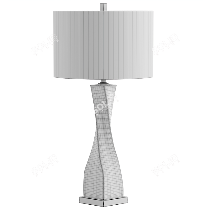 Mercury Glass Table Lamp 2015 3D model image 4