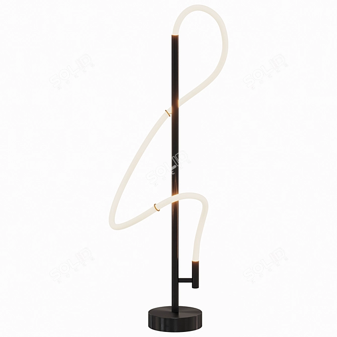 LED Floor Lamp Knot Light 3D model image 5