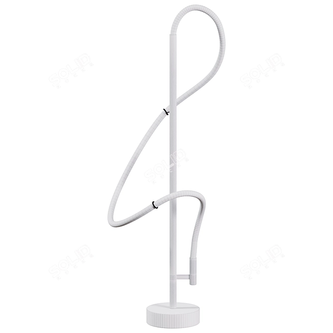 LED Floor Lamp Knot Light 3D model image 6
