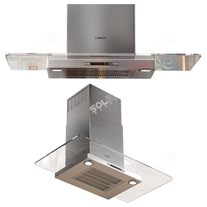 Bosch Appliances Set: 4 Models 3D model image 4