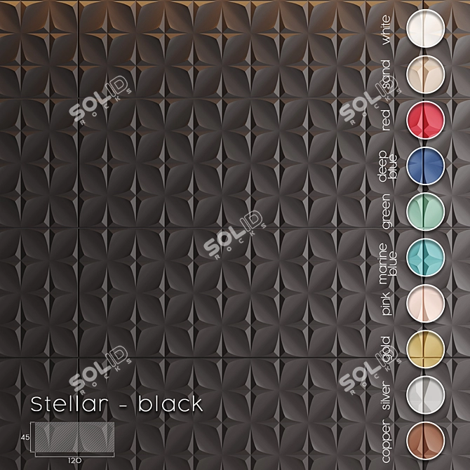 Lovetiles Genesis - Stellar Tiles 3D model image 1