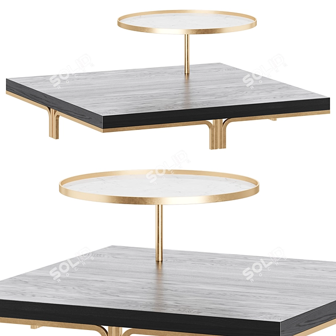 ROSSATO RICHARD Home Coffee Table 3D model image 1