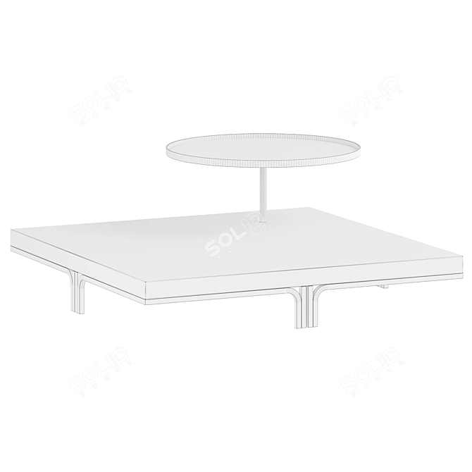 ROSSATO RICHARD Home Coffee Table 3D model image 3
