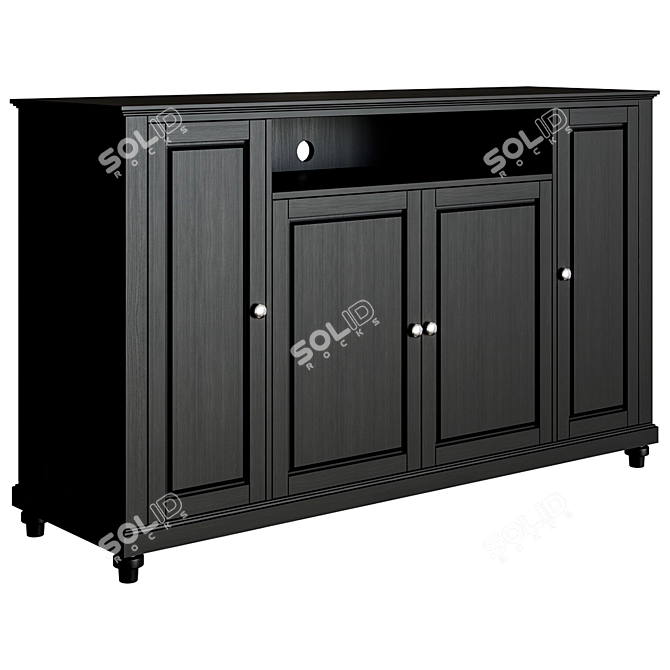 TV Stand by Hedon: Three Posts 3D model image 1