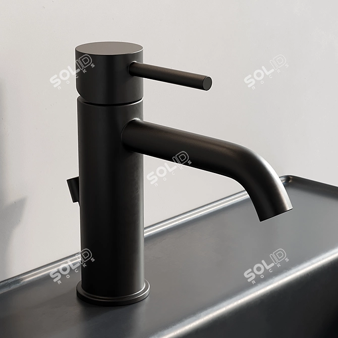 Modern Solid Vanity Set 2022 3D model image 4