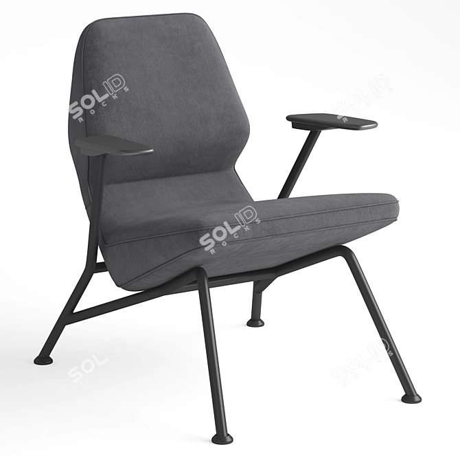 Prostoria Oblique Chair (3D Model) 3D model image 2