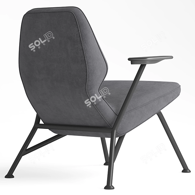 Prostoria Oblique Chair (3D Model) 3D model image 4