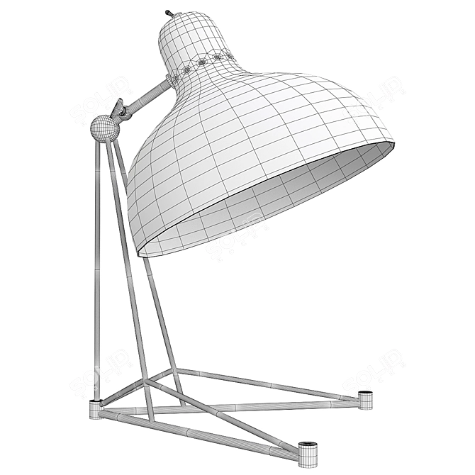 Sleek Modern Floor Lamp 3D model image 2