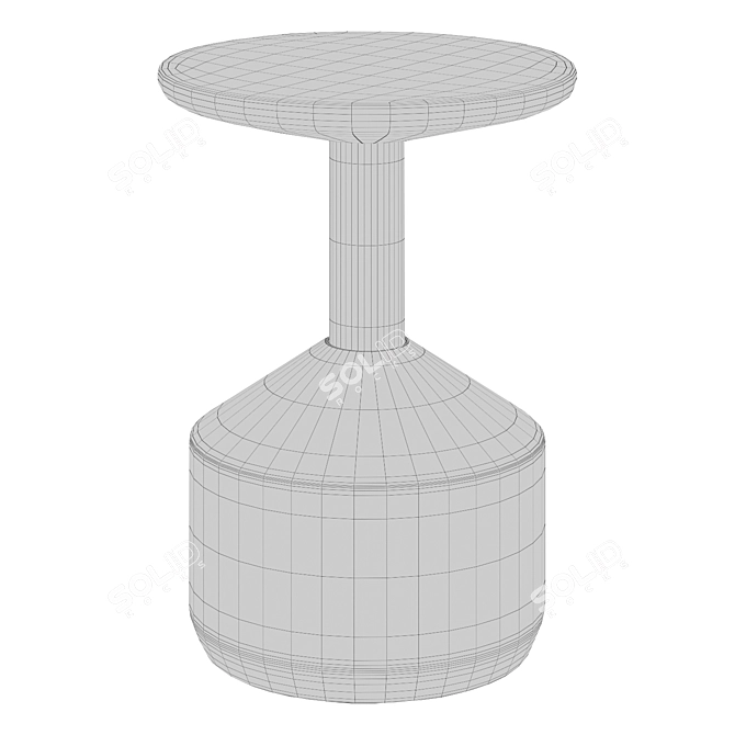 Modern Italian Stool Design 3D model image 3