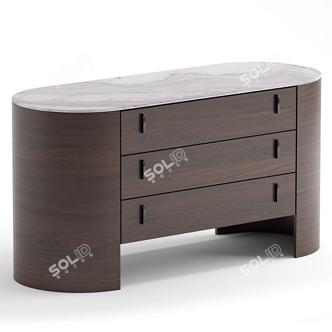 Modern CHARLIE Side Table 3D model image 1