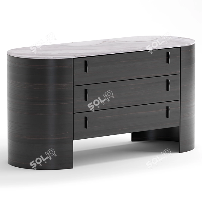 Modern CHARLIE Side Table 3D model image 2