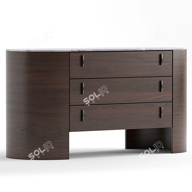 Modern CHARLIE Side Table 3D model image 3