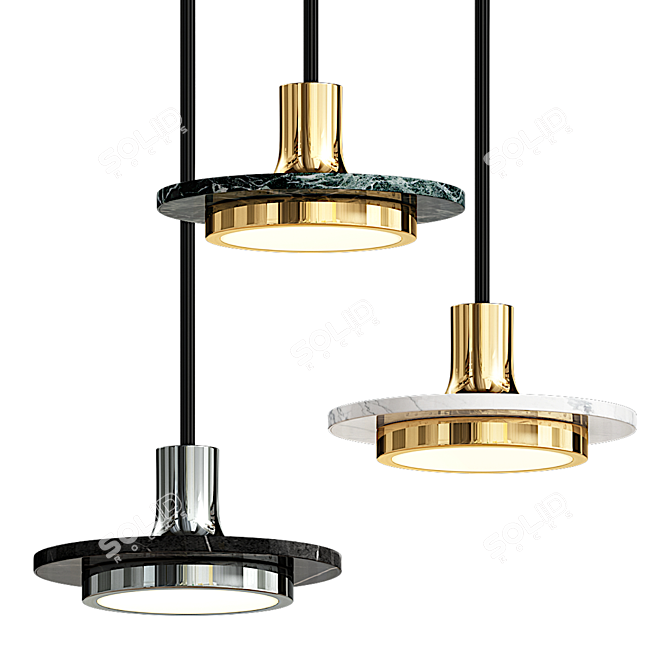 Modern Geometric 3D Model PIRITA 3D model image 1