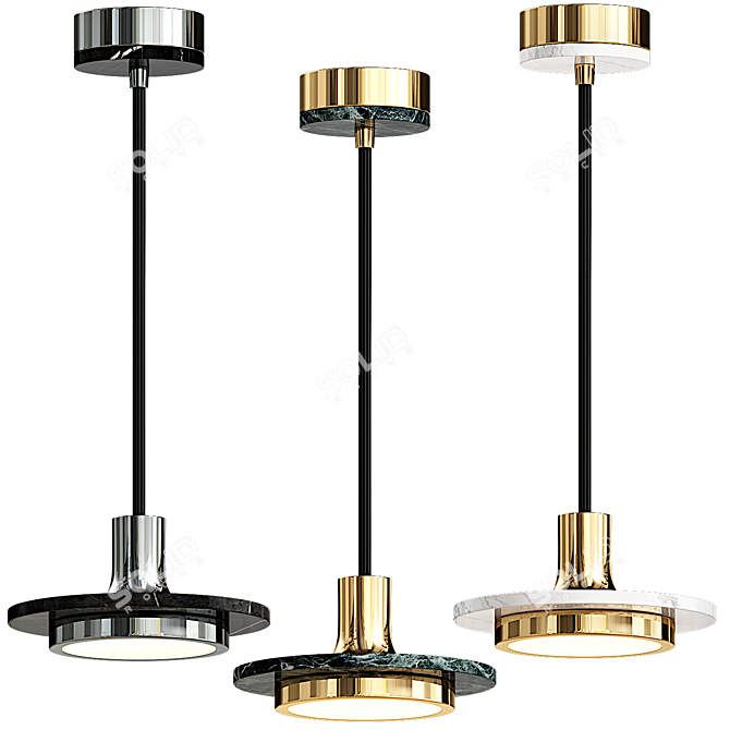 Modern Geometric 3D Model PIRITA 3D model image 2