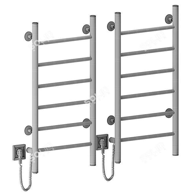 Electric Towel Warmer DMT 109-6 3D model image 4