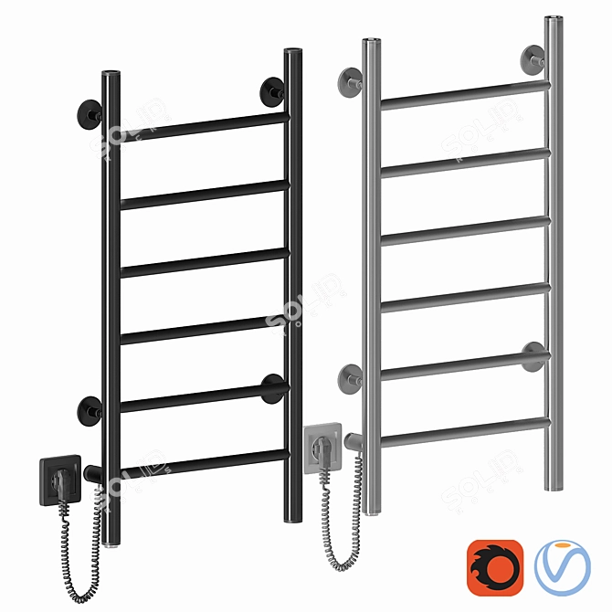 Electric Towel Warmer DMT 109-6 3D model image 5