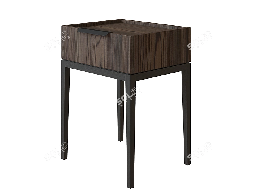 Metropolitan Esperia Bedside Table 3D model image 1