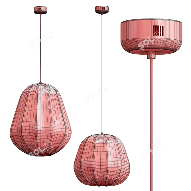 Balloon Pendant Lamp: Elegant, Modern 3D model image 4