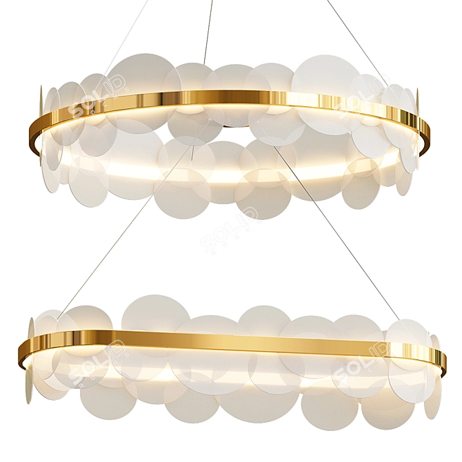 Elegant Bollarm Chandelier Collection 3D model image 1
