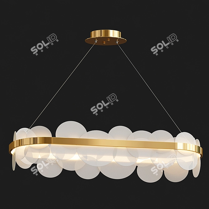 Elegant Bollarm Chandelier Collection 3D model image 3