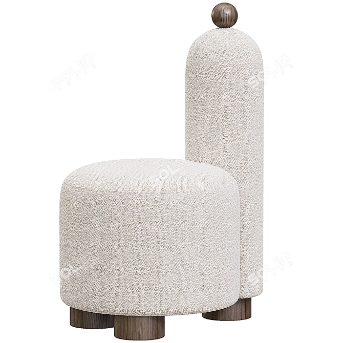 Elegant Ippico Chair 2014 Edition 3D model image 1