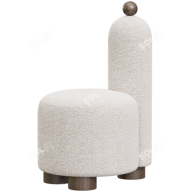 Elegant Ippico Chair 2014 Edition 3D model image 4