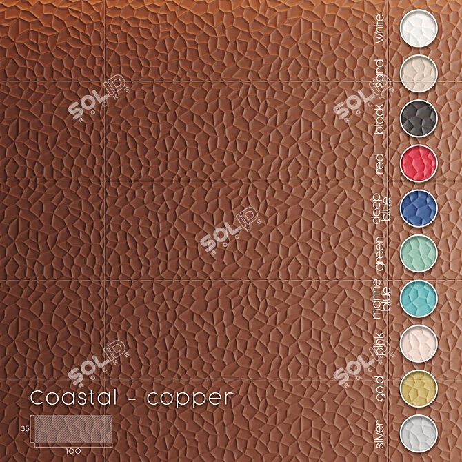 Lovetiles Genesis Coastal Tiles 3D model image 1