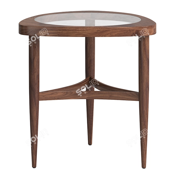 Modern Isabelle Side Table 3D model image 1