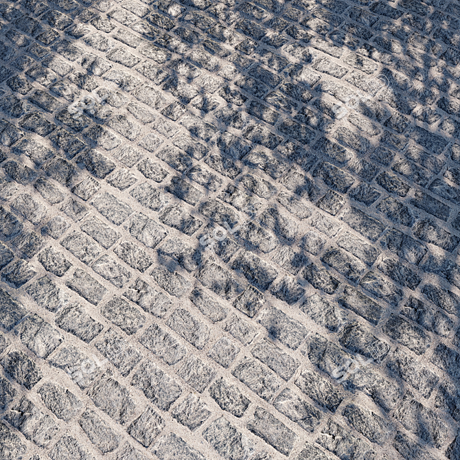 Urban Paver Tile Texture Pack 3D model image 1