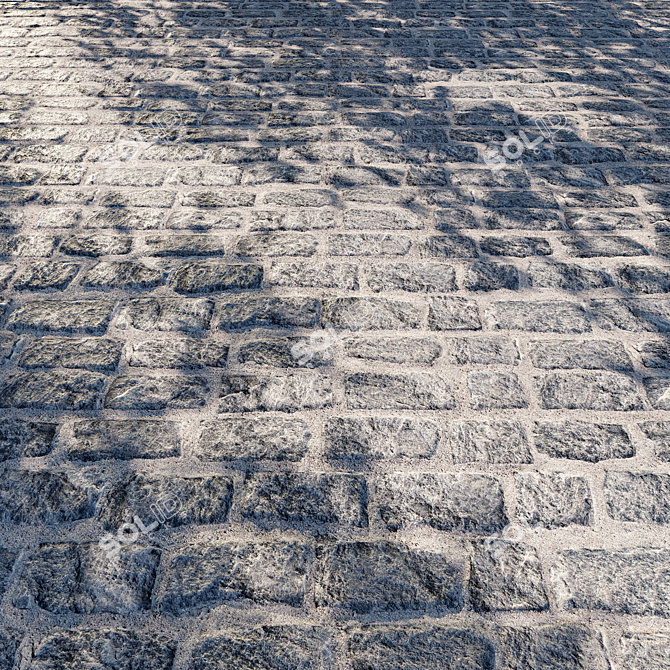 Urban Paver Tile Texture Pack 3D model image 3