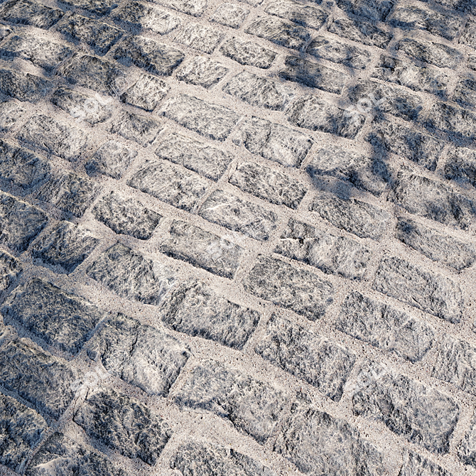 Urban Paver Tile Texture Pack 3D model image 5