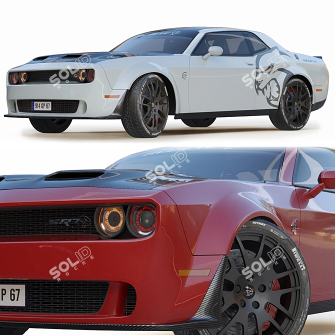 Dodge Challenger Hellcat (Redeye) 3D Model

Here's the translated product description, though it doesn't appear to need translation from Russian 3D model image 1