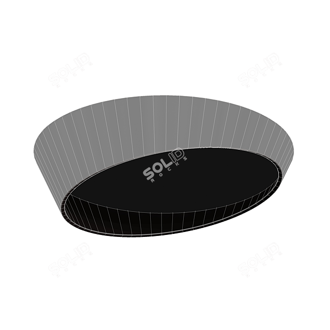 Modern LED Ceiling Light Fixture 3D model image 3