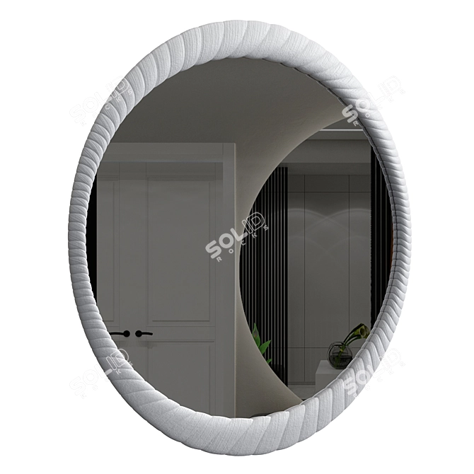 Timeless Wall Accent Mirror 3D model image 1