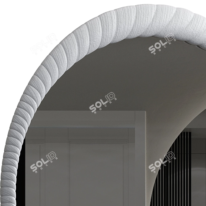 Timeless Wall Accent Mirror 3D model image 3