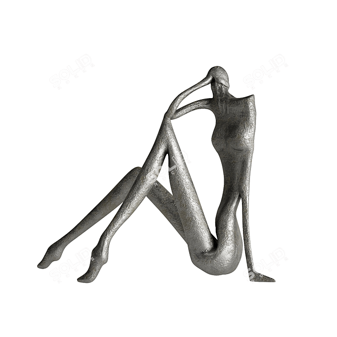 Abstract Human Sculptures Collection 3D model image 2