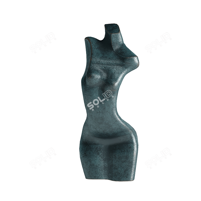 Abstract Human Sculptures Collection 3D model image 3