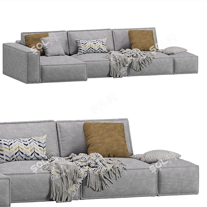 Eten Vertical Mix Sofa Ensemble 3D model image 4