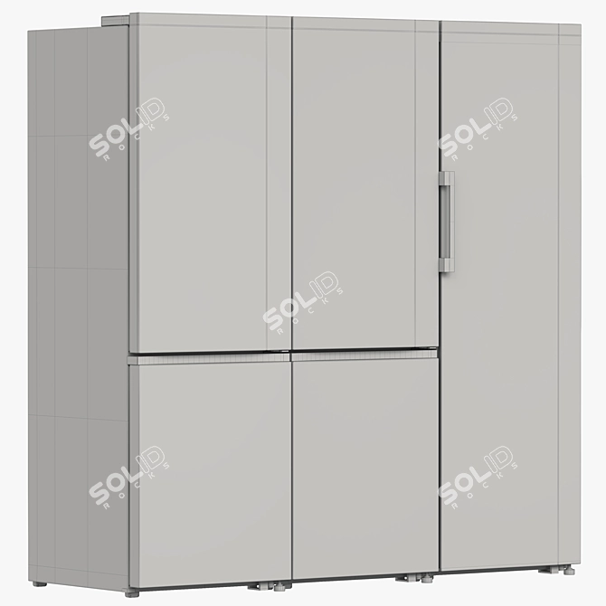 Samsung Bespoke Refrigerator Collection 04 3D model image 6