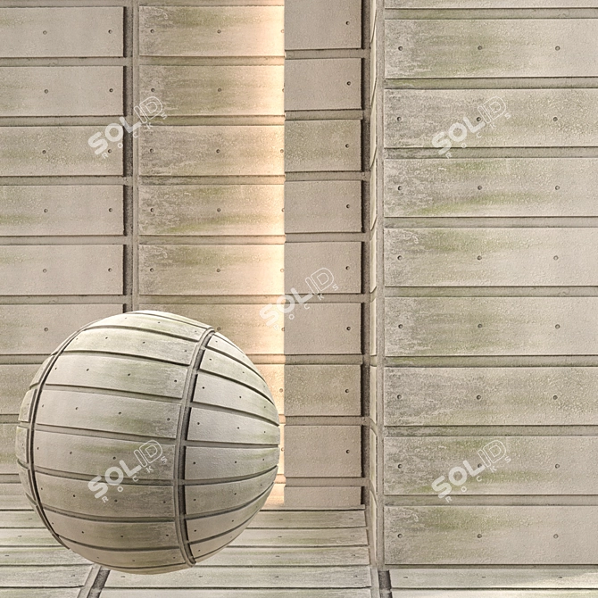 Seamless Pavement Texture Pack 3D model image 1