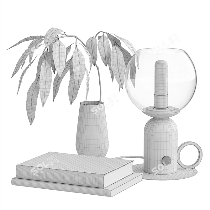  Modern Table Lamp Set 3D model image 2