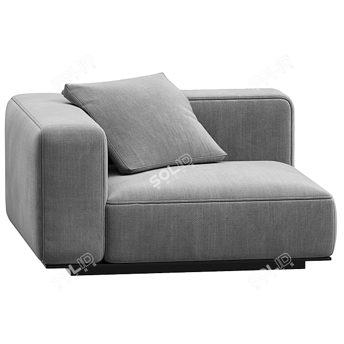 Luxurious Flexform Grandemare Sofa 3D model image 1