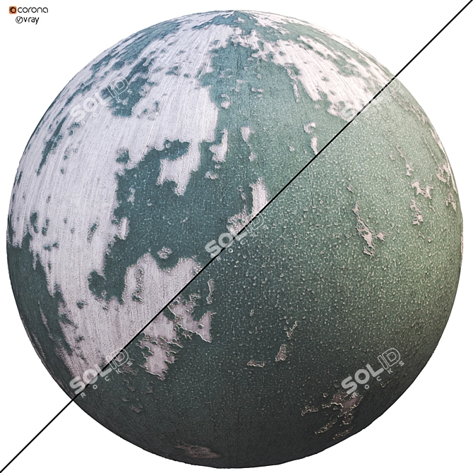 Rustic Wood Material Collection Set 3D model image 1