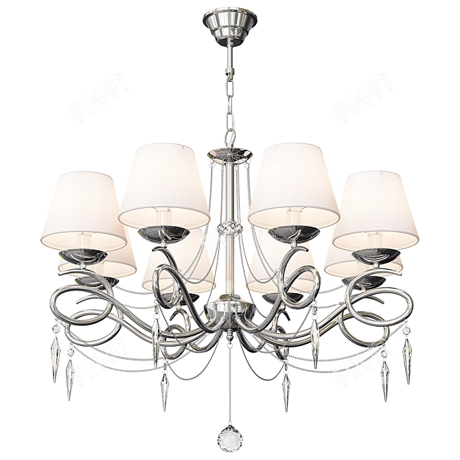 Elegant Freya Haley Chandelier 3D model image 1