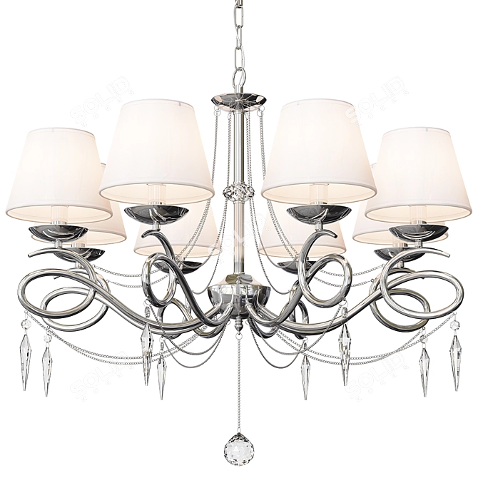 Elegant Freya Haley Chandelier 3D model image 3
