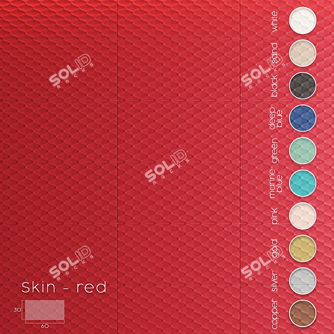 Lovetiles Genesis - Skin Tile 3D model image 1