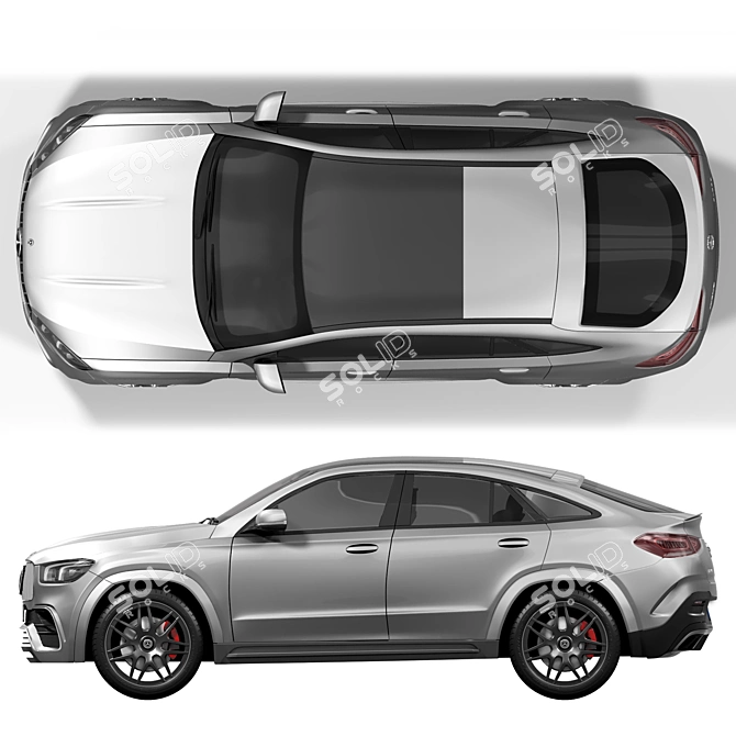 AMG GLE63 S Coupe Model 3D model image 6