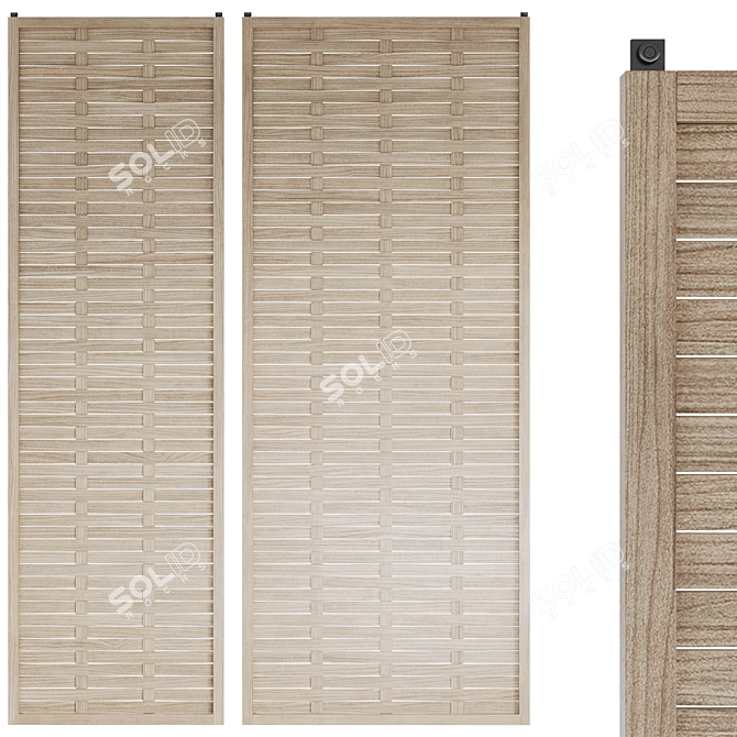 Castorama Decorative Sliding Partition 3D model image 2